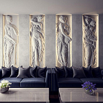 Барельеф FOUNTAIN OF INNOCENTS варинант исполнения - 1 | Loft Concept в Перми