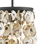 Подвесной светильник с подвесками из устричных раковин Sea Ravens варинант исполнения - 1 | Loft Concept в Перми