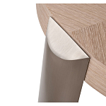 Столик журнальный круглый со светлым шпоном Light Veneer Table варинант исполнения - 3 | Loft Concept в Перми