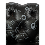 Кресло "Умный Умник" Rick and Morty graffiti chair натуральная кожа  варинант исполнения - 5 | Loft Concept в Перми