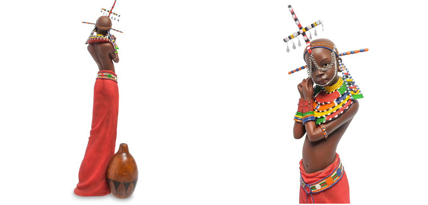 Статуэтка Tribe girl Masai Статуэтка Tribe girl Masai - Loft-Concept в Перми