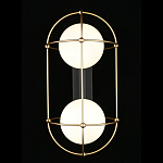 Бра настенное с 2 белыми плафонами Karina варинант исполнения - 1 | Loft Concept в Перми