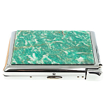Портсигар с газовой зажигалкой из натурального камня Амазонит Stone Cigarettes Cases варинант исполнения - 10 | Loft Concept в Перми