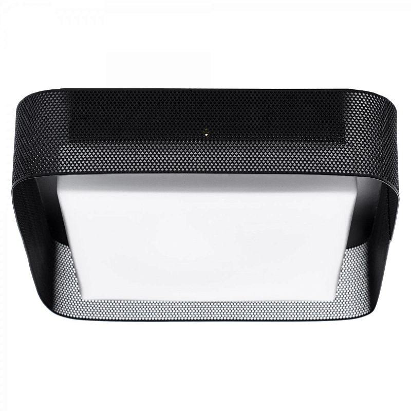 PRECISION Large Flush Mount Black Черный матовый Прозрачный белый в Перми | Loft Concept 