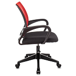 Офисное кресло с основанием из черного пластика Desk chairs Red варинант исполнения - 3 | Loft Concept в Перми