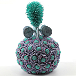 Статуэтка тропический фрукт Pandora Tropical Fruit Lilac Turquoise Flower варинант исполнения - 2 | Loft Concept в Перми