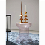 Кофейный столик стеклянный Elegant Lilac Glass Model варинант исполнения - 2 | Loft Concept в Перми