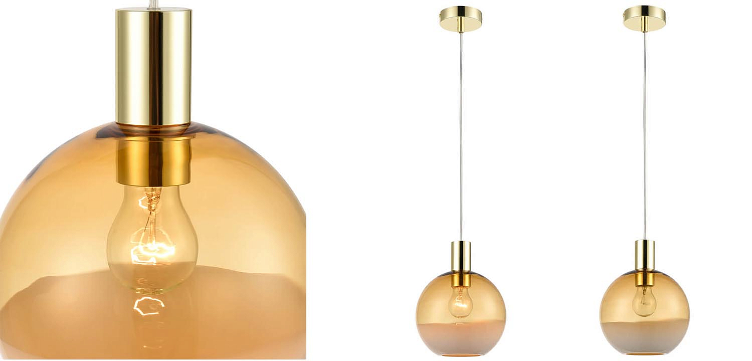 Подвесной светильник Rachel amber Подвесной светильник Rachel amber - Loft-Concept в Перми