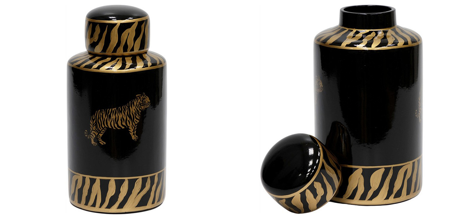 Ваза Tiger Vase black and gold Ваза Tiger Vase black and gold - Loft-Concept в Перми