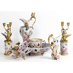 Фарфоровый подсвечник Лебедь с ангелом Asse варинант исполнения - 2 | Loft Concept в Перми