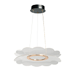 Люстра с прозрачным волнистым плафоном в форме цветка Ethereal Bloom варинант исполнения - 2 | Loft Concept в Перми