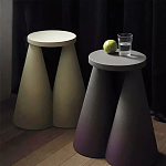 Дизайнерский журнальный стол на 2-х конусообразных ножках Epykopy варинант исполнения - 4 | Loft Concept в Перми