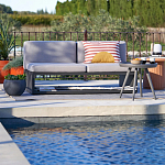 Садовый диван на каркасе из алюминия Petro варинант исполнения - 8 | Loft Concept в Перми