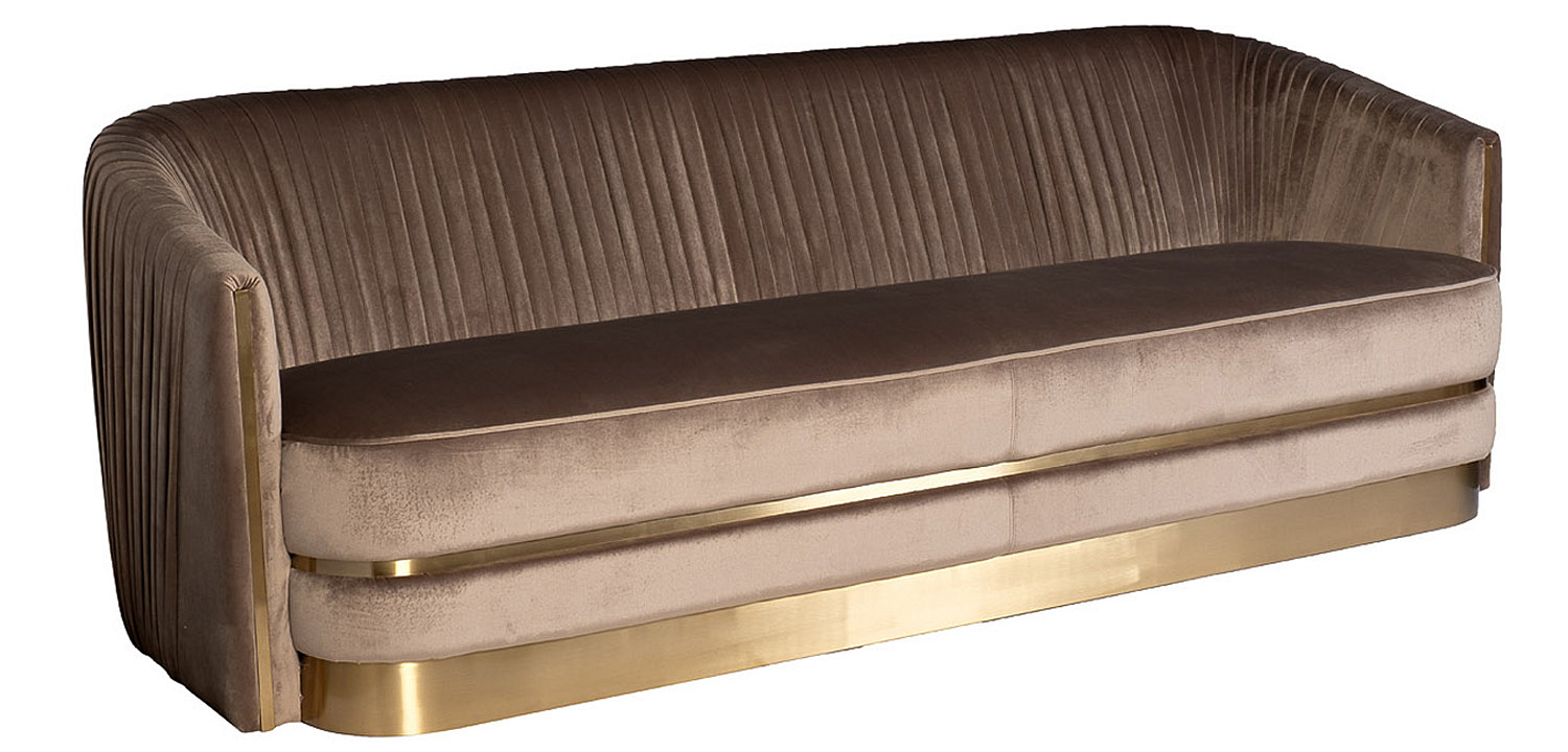 Диван трехместный велюр Bolger sofa three-seater velvet Диван трехместный велюр Bolger sofa three-seater velvet - Loft-Concept в Перми