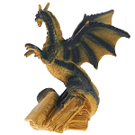 Декоративная статуэтка Дракон Green Gold Dragon Treasure Keeper Statuette варинант исполнения - 3 | Loft Concept в Перми
