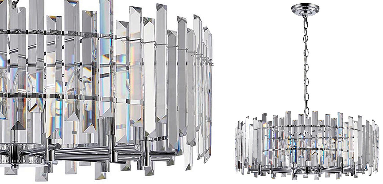 Люстра Langley Chandelier chrome 80 Люстра Langley Chandelier chrome 80 - Loft-Concept в Перми