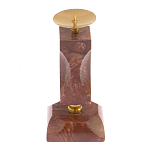 Подсвечник фигурный из натурального камня лемезит Stone Candlestick варинант исполнения - 2 | Loft Concept в Перми