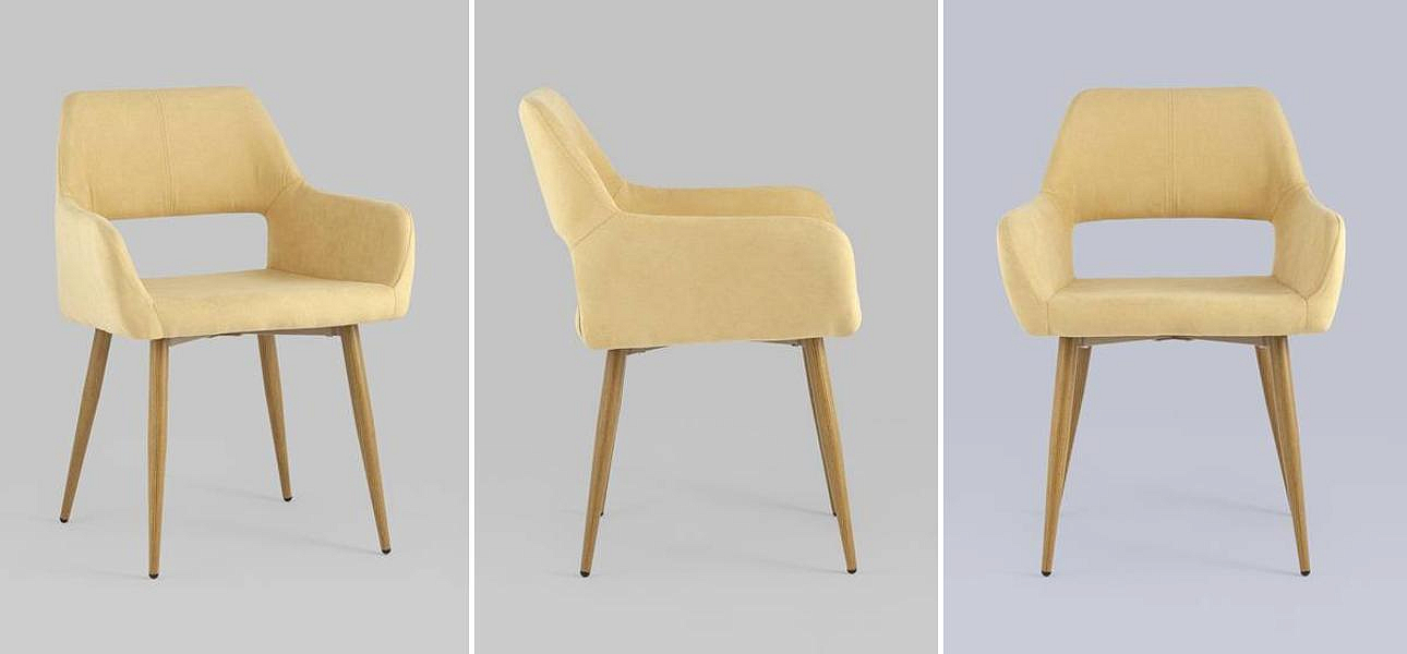 Стул NEASAN Chair Желтый Цвет Стул NEASAN Chair Желтый Цвет - Loft-Concept в Перми