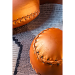 Дизайнерское кожаное кресло в форме руки Poltronova Joe Gold  Armchair варинант исполнения - 6 | Loft Concept в Перми