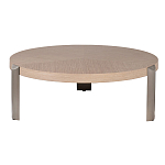 Столик журнальный круглый со светлым шпоном Light Veneer Table варинант исполнения - 5 | Loft Concept в Перми