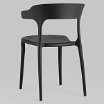 Черный стул из прочного PP-пластика JORIS варинант исполнения - 4 | Loft Concept в Перми