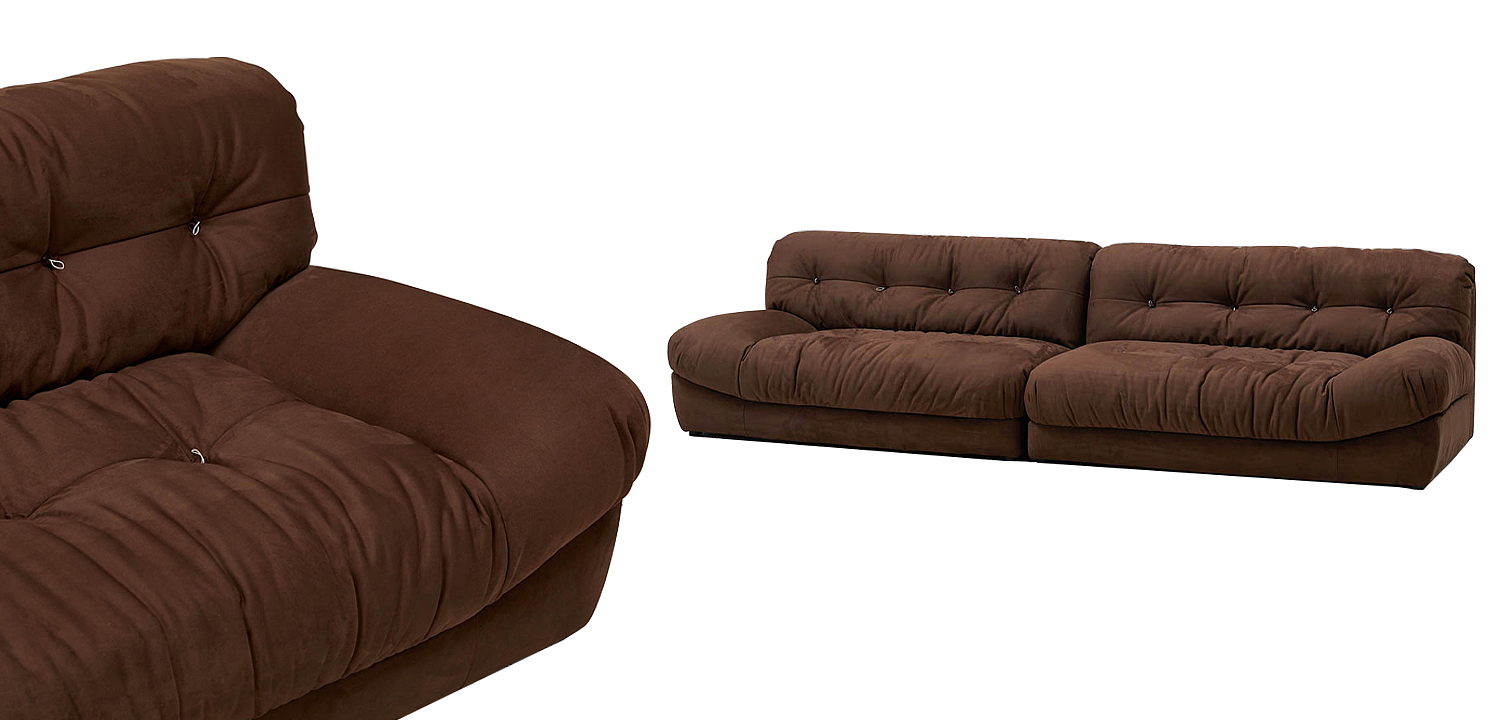 Диван коричневый Harlan Sofa Brown Диван коричневый Harlan Sofa Brown - Loft-Concept в Перми
