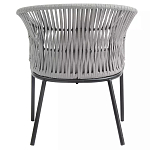 Кресло с декоративным плетением на спинке и подлокотниках Armchair Weaving варинант исполнения - 4 | Loft Concept в Перми