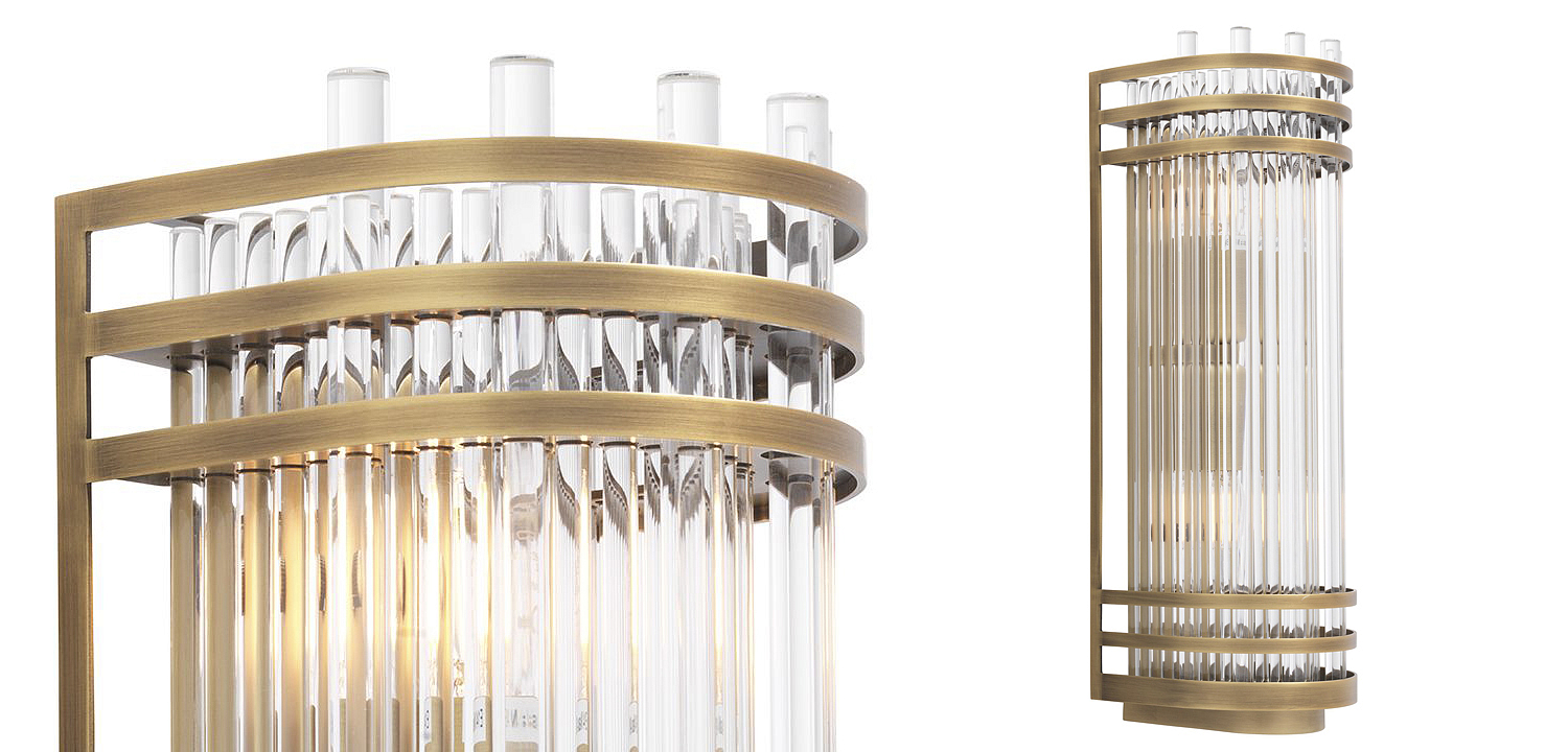 Бра Eichholtz Wall Lamp Gulf S Brass Бра Eichholtz Wall Lamp Gulf S Brass - Loft-Concept в Перми