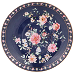 Чайный сервиз из фарфора синий на 6 персон 14 предметов Flower Porcelain Collection варинант исполнения - 3 | Loft Concept в Перми