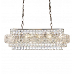 Люстра овальной формы хрустальная в неоклассическом стиле Majesty варинант исполнения - 6 | Loft Concept в Перми