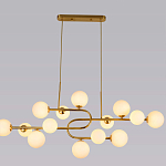 Люстра подвесная с белыми лампами в форме шара Flute варинант исполнения - 4 | Loft Concept в Перми
