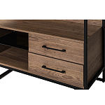 Стеллаж под TV в стиле лофт с открытыми полками и ящиками Urban Style Space варинант исполнения - 3 | Loft Concept в Перми