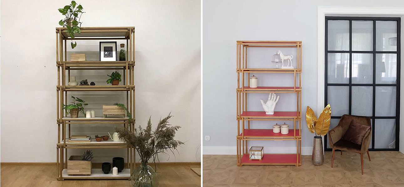 Стеллаж кубические сечения Hadley Стеллаж кубические сечения Hadley - Loft-Concept в Перми