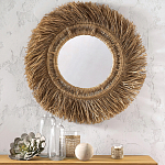 Зеркало из ротанга и сизаля WICKER MIRROR 100 варинант исполнения - 3 | Loft Concept в Перми