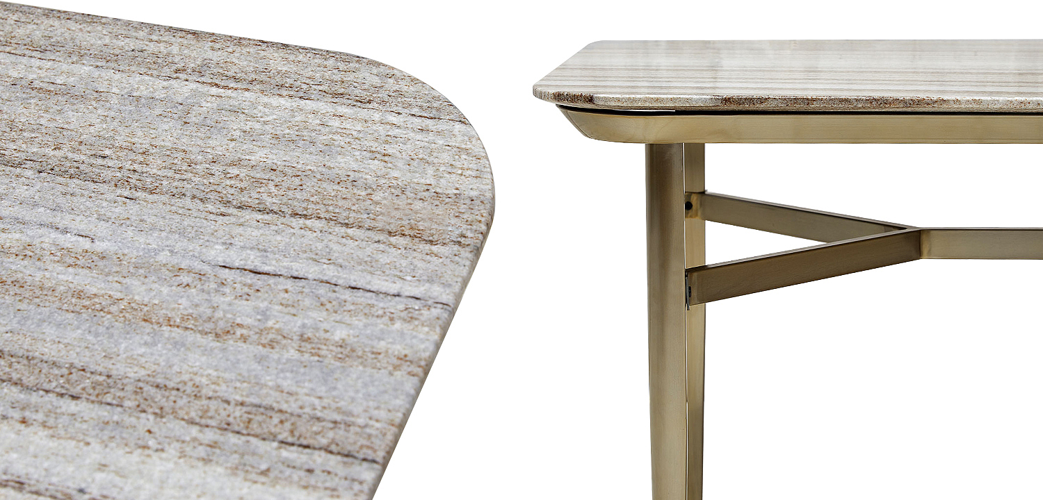 Стол Cisneros Marble Dinner Table с мраморной столешницей Стол Cisneros Marble Dinner Table с мраморной столешницей - Loft-Concept в Перми
