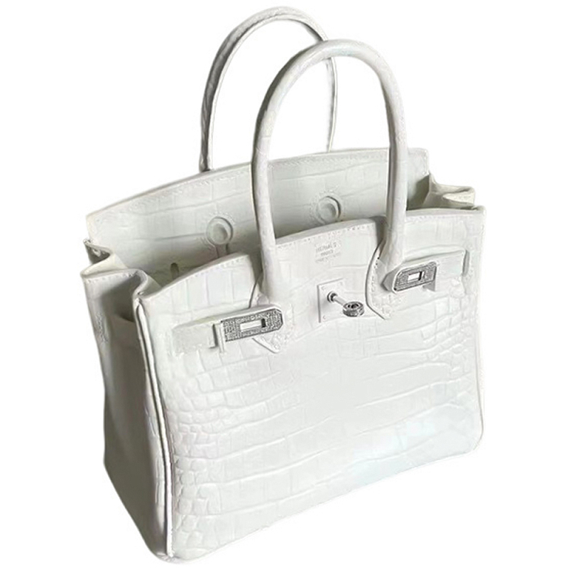 Декоративная ваза в виде сумки Birkin Bag Vase White Белый в Перми | Loft Concept 