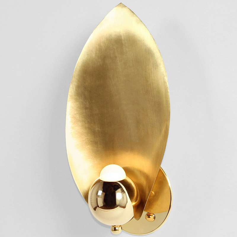 Бра LAVRA Wall Lamp Gold Латунь Глянцевое золото Бра LAVRA Wall Lamp Gold Латунь Глянцевое золото в Перми | Loft Concept