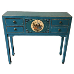 Консоль в китайском стиле с 4-мя ящиками Chinese Elm Console Table варинант исполнения - 1 | Loft Concept в Перми