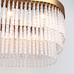 Люстра подвесная овальная со стеклянными трубками Nembus варинант исполнения - 3 | Loft Concept в Перми