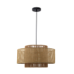 Подвесной светильник с абажуром из плтеного бамбука Light Inside the Cell варинант исполнения - 3 | Loft Concept в Перми