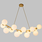 Люстра подвесная с белыми лампами в форме шара Felicitat варинант исполнения - 4 | Loft Concept в Перми
