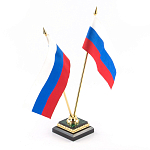 Флагшток из малахита и бронзы с позолотой Stone Flagpole варинант исполнения - 2 | Loft Concept в Перми