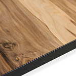 Стол обеденный раздвижной с прямоугольной столешницей на четырех черных ножках Blair варинант исполнения - 7 | Loft Concept в Перми