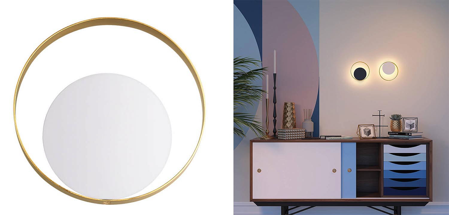 Бра Globo Ocular Sconce Circle White Бра Globo Ocular Sconce Circle White - Loft-Concept в Перми
