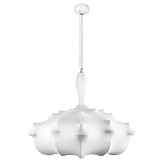 Подвесной светильник с белым фигурным абажуром и мягкими волнистыми краями Cloud Motion  варинант исполнения - 17 | Loft Concept в Перми