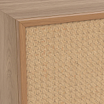 ТВ-тумба с декором из ротанга Pansy Rattan TV Stand варинант исполнения - 2 | Loft Concept в Перми