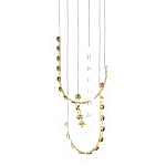 Люстра подвесная светодиодная с круглыми плафонами белого цвета PEARLS Suspension 39  варинант исполнения - 3 | Loft Concept в Перми