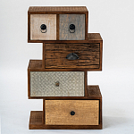 Тумба необычной формы с выдвижными ящиками Shift варинант исполнения - 2 | Loft Concept в Перми