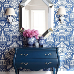 Зеркало настенное восьмиугольное Mirror Facets варинант исполнения - 2 | Loft Concept в Перми