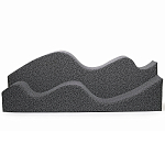 Дизайнерский модульный диван волнистой формы с цветным принтом Poltronova Superonda Sofa варинант исполнения - 15 | Loft Concept в Перми